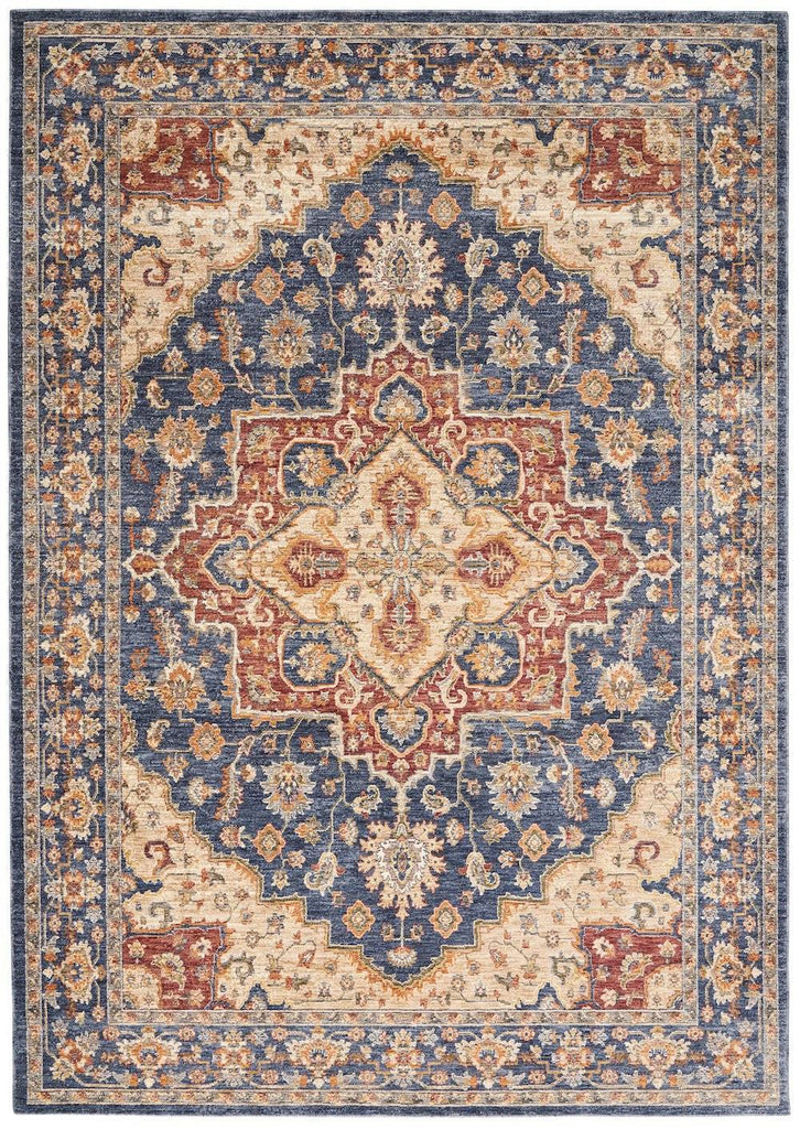 Lagos Blue Area Rug RUGSANDROOMS 