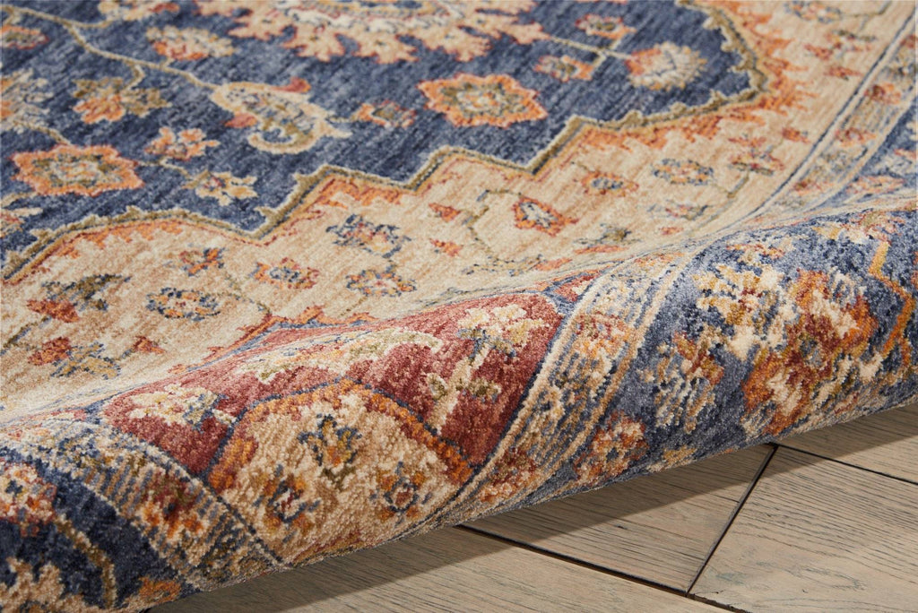 Lagos Blue Area Rug RUGSANDROOMS 