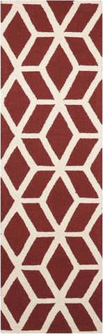 Image of Nourison Brick/Ivory Area Rug RUGSANDROOMS 