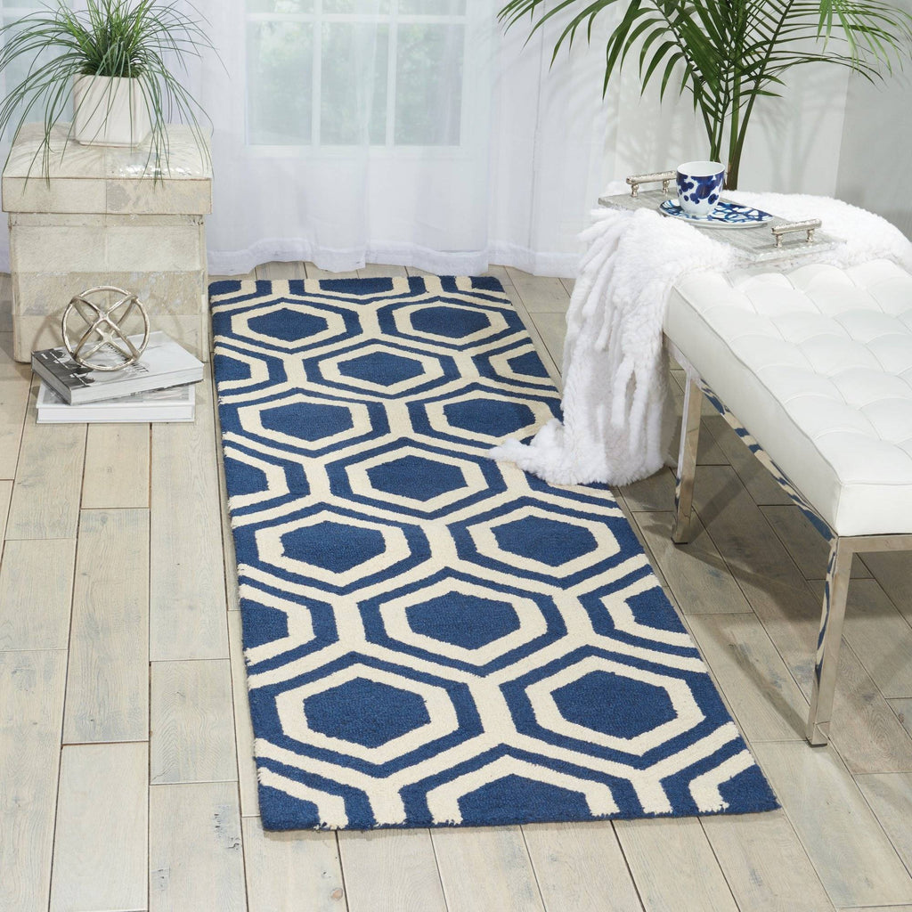 Montrel Blue/Ivory Area Rug RUGSANDROOMS 