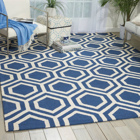 Montrel Blue/Ivory Area Rug RUGSANDROOMS 