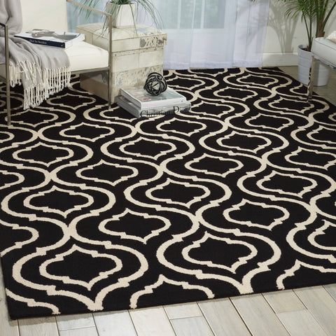 Pamina Black/White Area Rug RUGSANDROOMS 