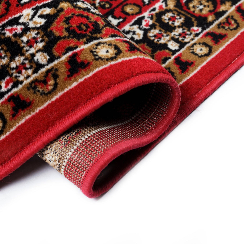 Yuri Red Area Rug RUGSANDROOMS 