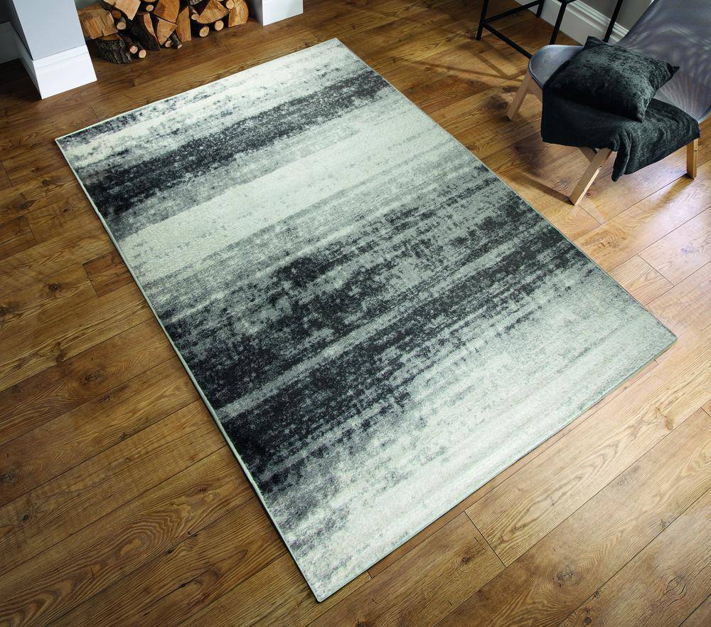 Ombre Grey Area Rug RUGSANDROOMS 