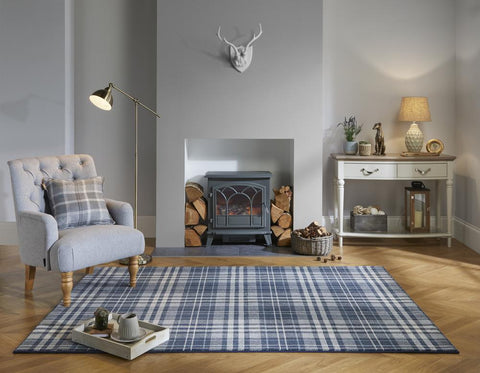 Image of Brock Blue Area Rug