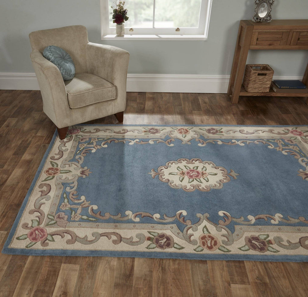 Lavinia Blue Area Rug RUGSANDROOMS 
