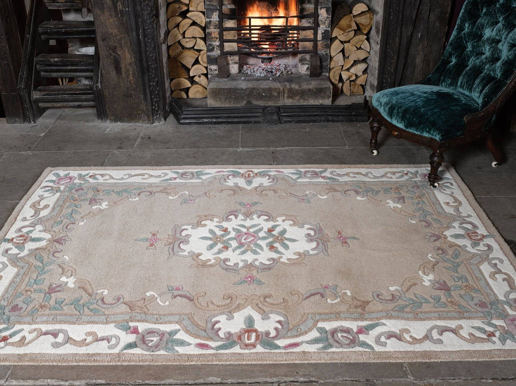 Lavinia Fawn Area Rug RUGSANDROOMS 