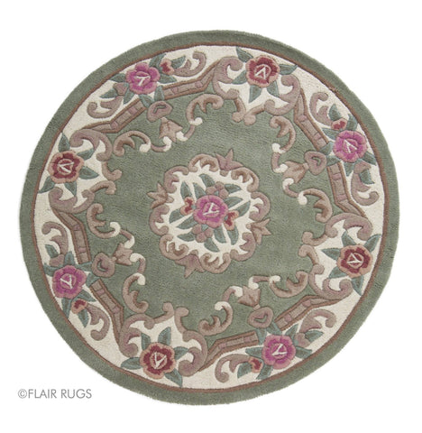 Lavinia Green Area Rug RUGSANDROOMS 