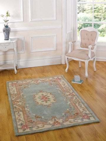 Lavinia Green Area Rug RUGSANDROOMS 