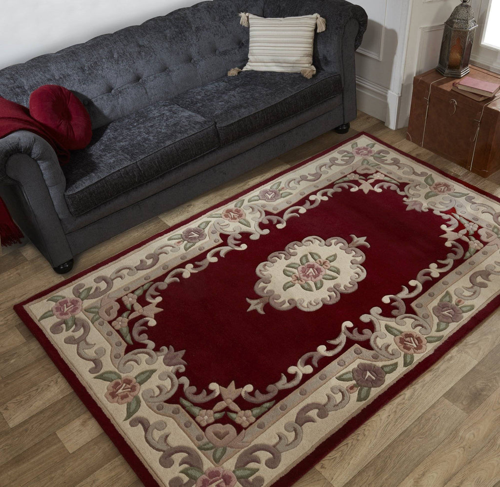 Lavinia Red Area Rug RUGSANDROOMS 