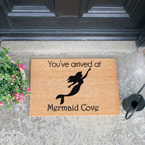 You Have Arrived At Mermaid Cove Doormat RUGSANDROOMS 