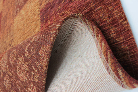 Image of Manhattan Terracotta Area Rug RUGSANDROOMS 
