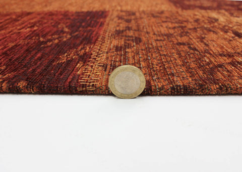 Image of Manhattan Terracotta Area Rug RUGSANDROOMS 