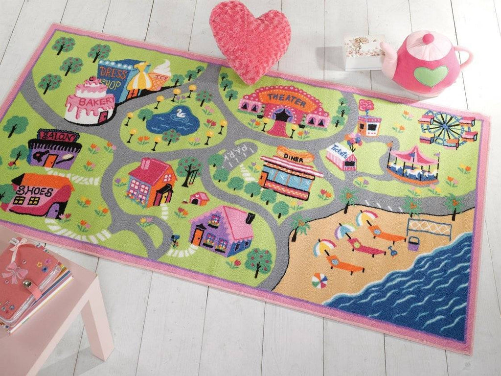 Girls World Kids Rug RUGSANDROOMS 