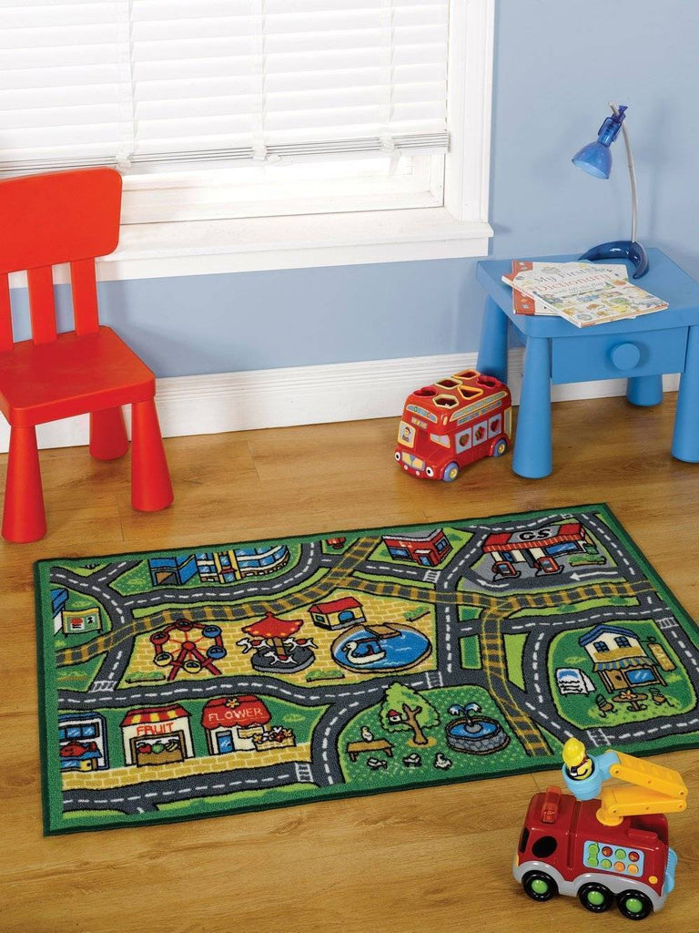 Happy Town Kids Rug RUGSANDROOMS 