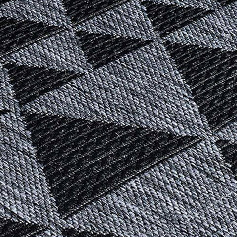 Image of Mona Prism Black Area Rug RUGSANDROOMS 