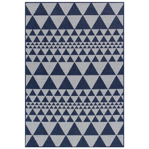 Mona Prism Blue Area Rug RUGSANDROOMS 