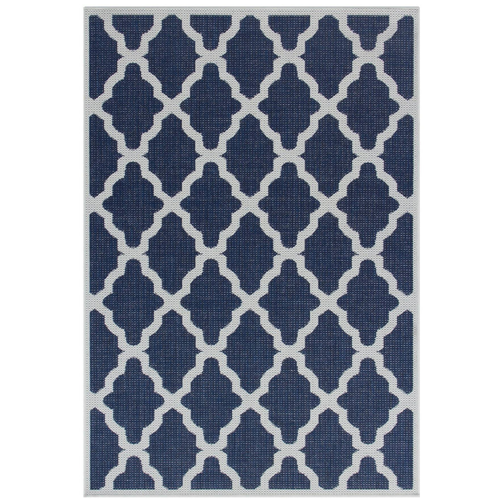Trellis Blue Area Rug RUGSANDROOMS 