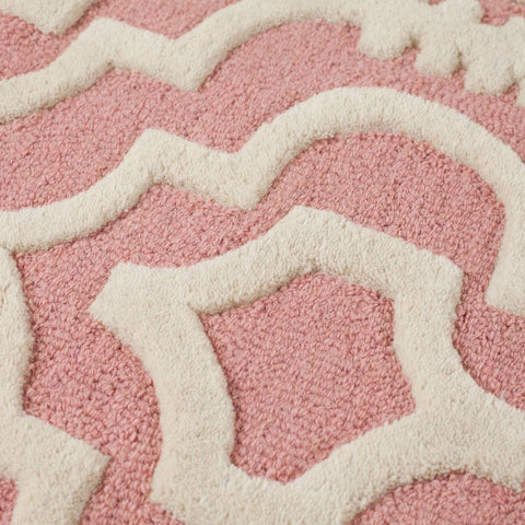 Image of Laila Pink Area Rug RUGSANDROOMS 