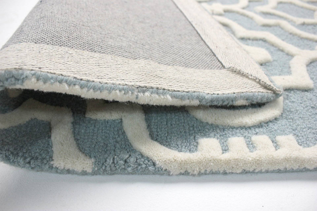 Nadia Duck Egg Area Rug RUGSANDROOMS 