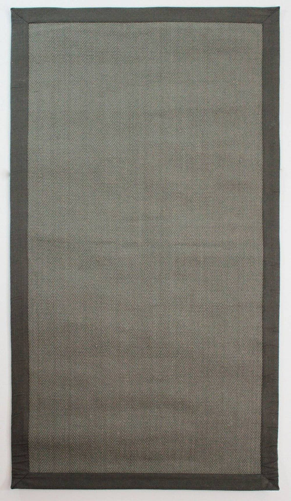 Natural Fibre Grey Area Rug RUGSANDROOMS 