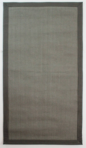 Natural Fibre Grey Area Rug RUGSANDROOMS 