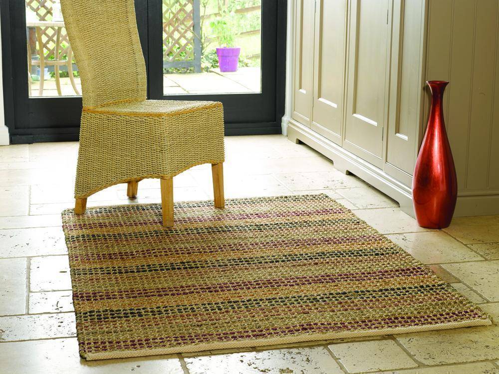 Seagrass Terracotta Area Rug RUGSANDROOMS 