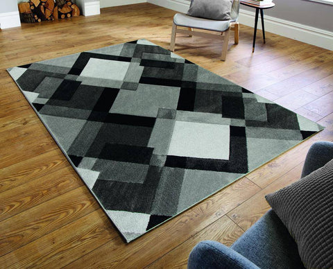 Nimi Grey Area Rug RUGSANDROOMS 
