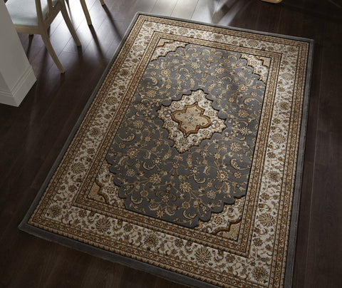 Esme Grey Area Rug RUGSANDROOMS 