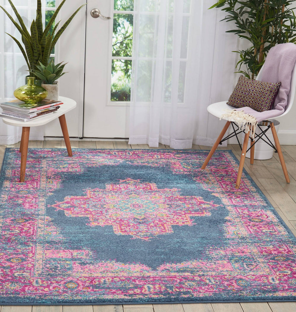 Passion Blue Area Rug RUGSANDROOMS 