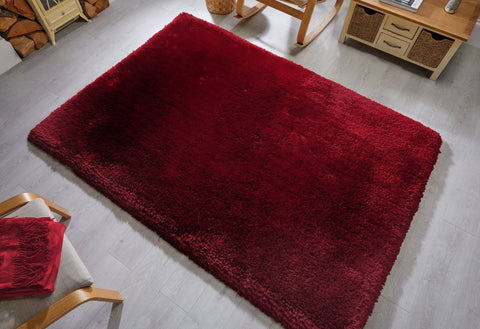 Image of Neval Claret Area Rug RUGSANDROOMS 