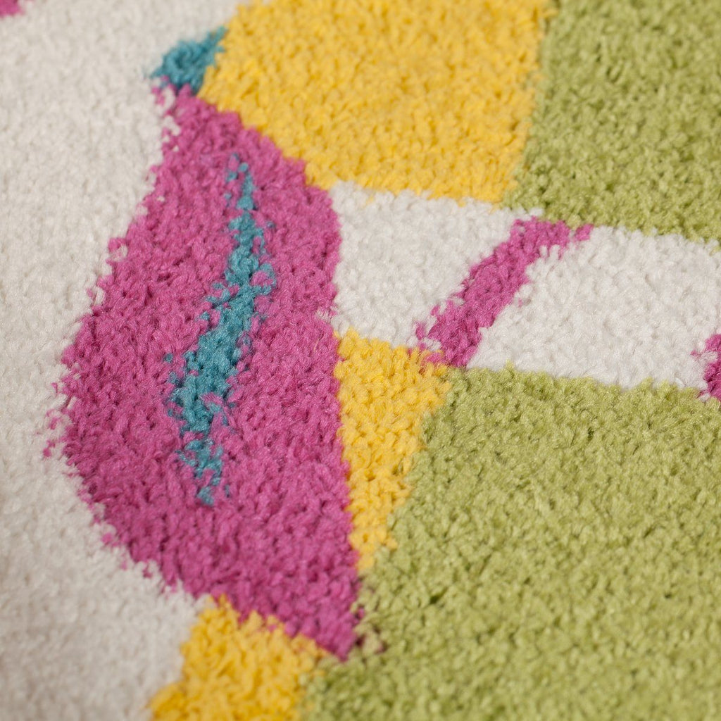 Kid's Unicorn Castle Area Rug RUGSANDROOMS 