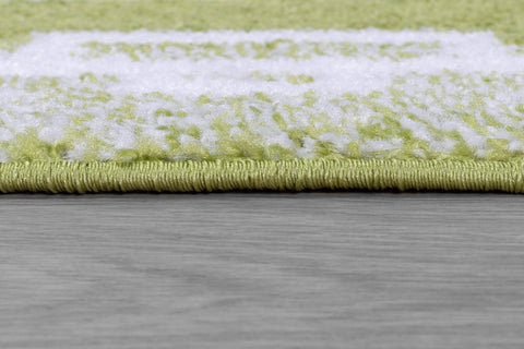 Image of Kid's Football Pitch Green Area Rug RUGSANDROOMS 