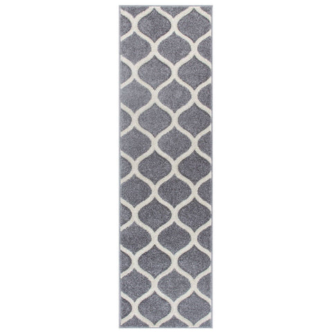 Image of Portland Grey/Cream Area Rug RUGSANDROOMS 