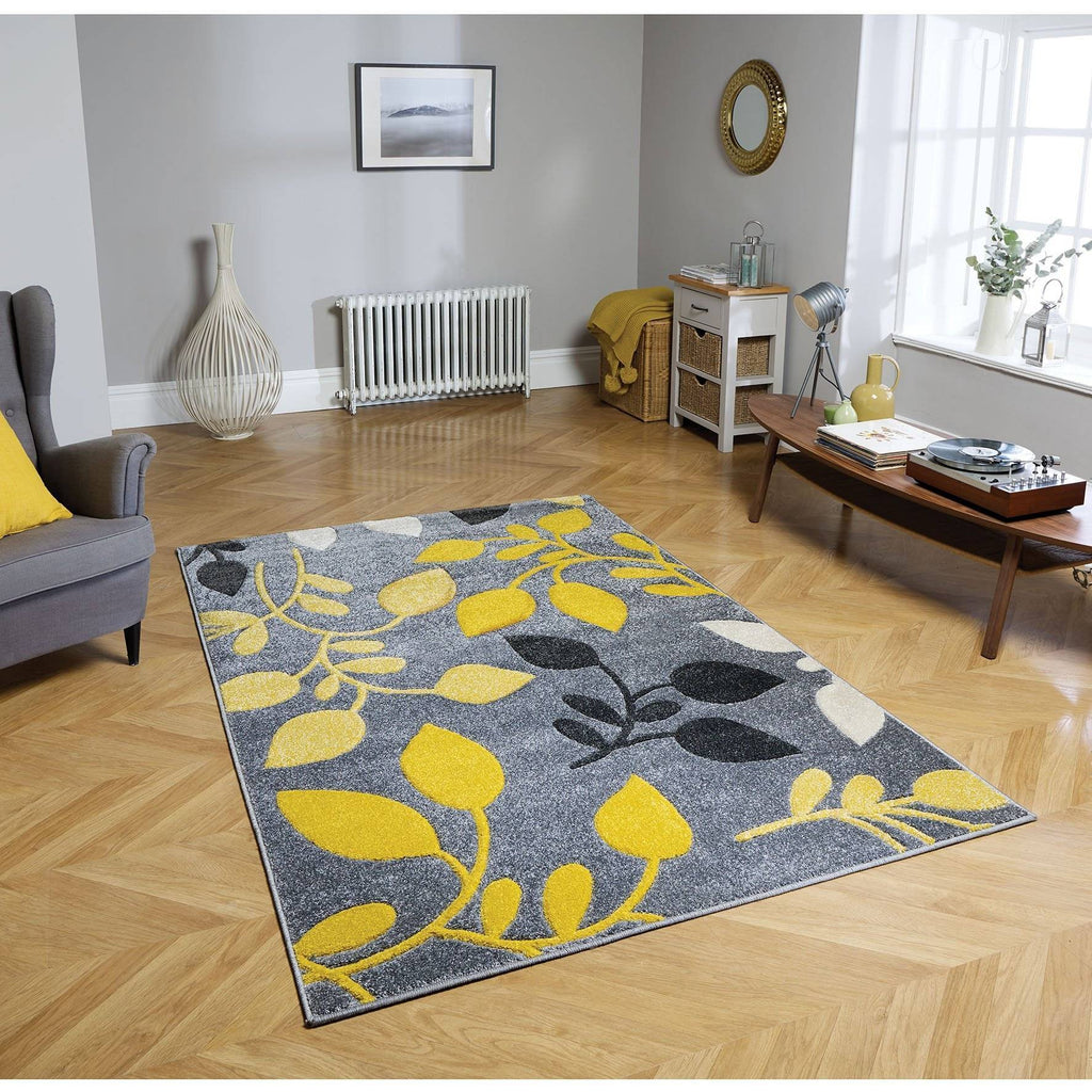 Port Grey/Cream Area Rug RUGSANDROOMS 