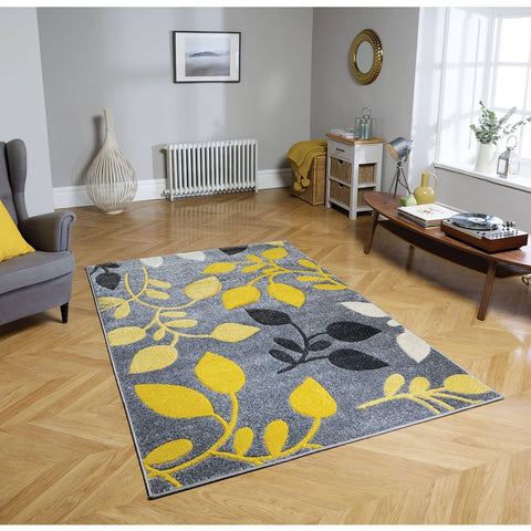 Port Grey/Cream Area Rug RUGSANDROOMS 