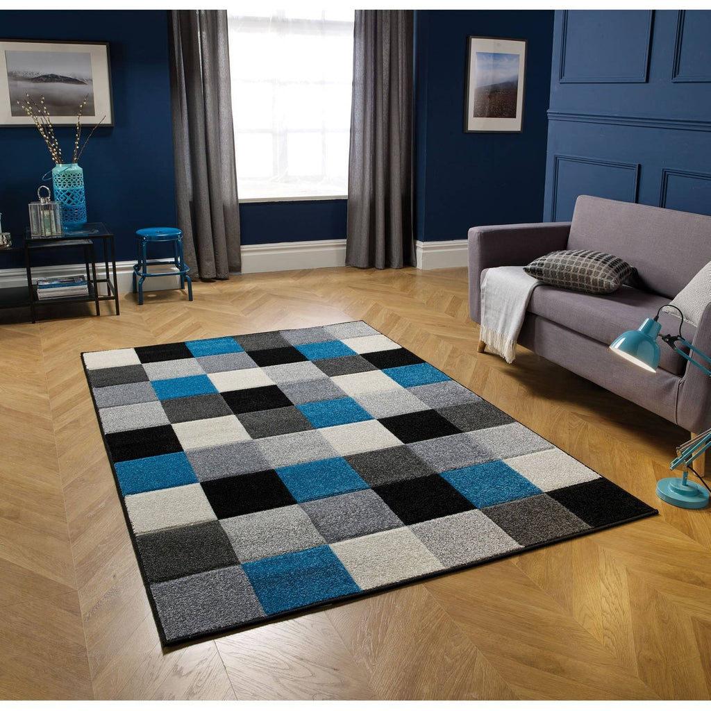 Viva Grey/Cream RUGSANDROOMS 