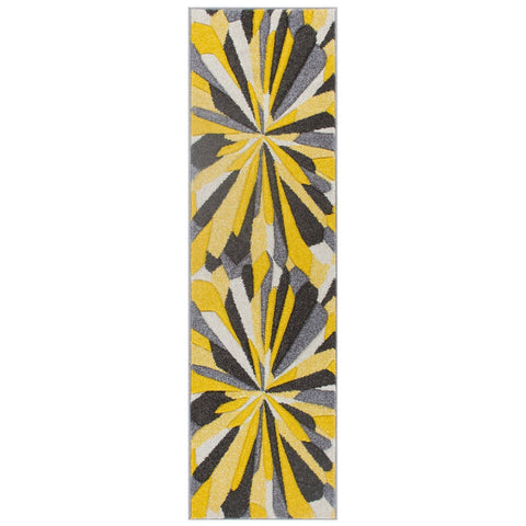 Image of Valentina Grey/Cream Area Rug RUGSANDROOMS 