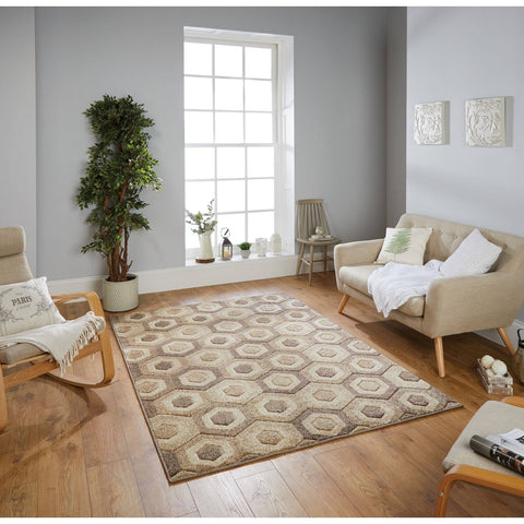 Port Beige Area Rug RUGSANDROOMS 