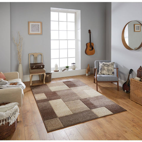 Rachel Beige Area Rug RUGSANDROOMS 