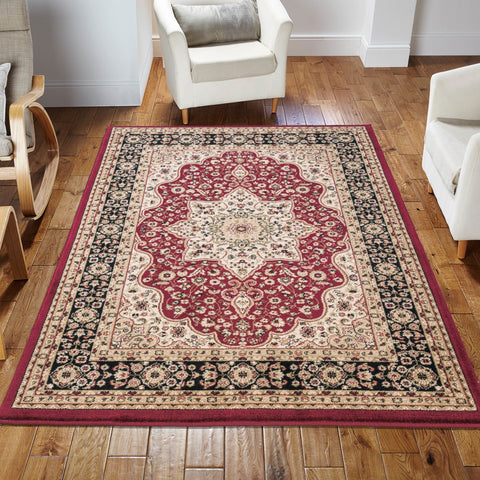 Image of Josie Red Area Rug RUGSANDROOMS 