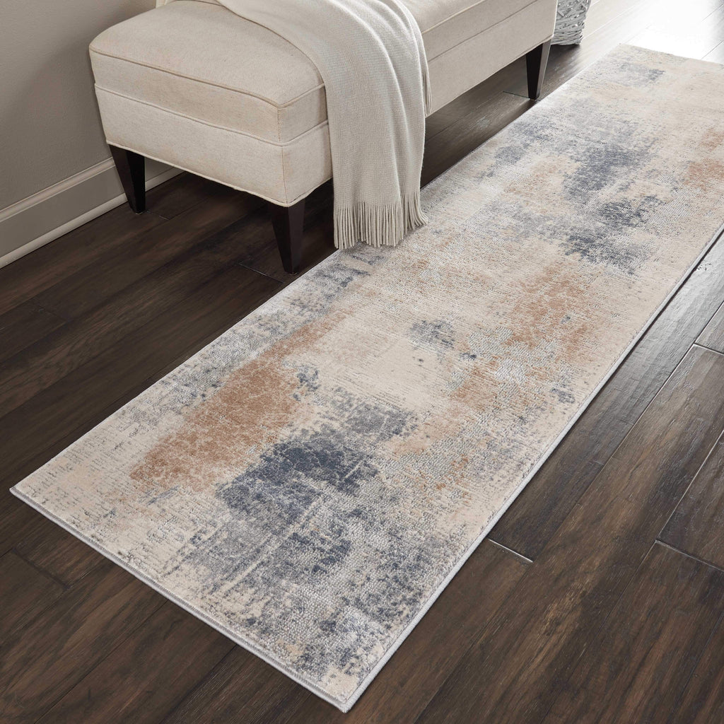 Nourison Beige/Grey Area Rug RUGSANDROOMS 
