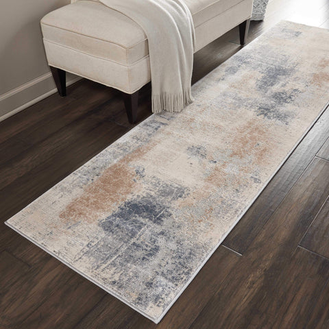 Image of Nourison Beige/Grey Area Rug RUGSANDROOMS 