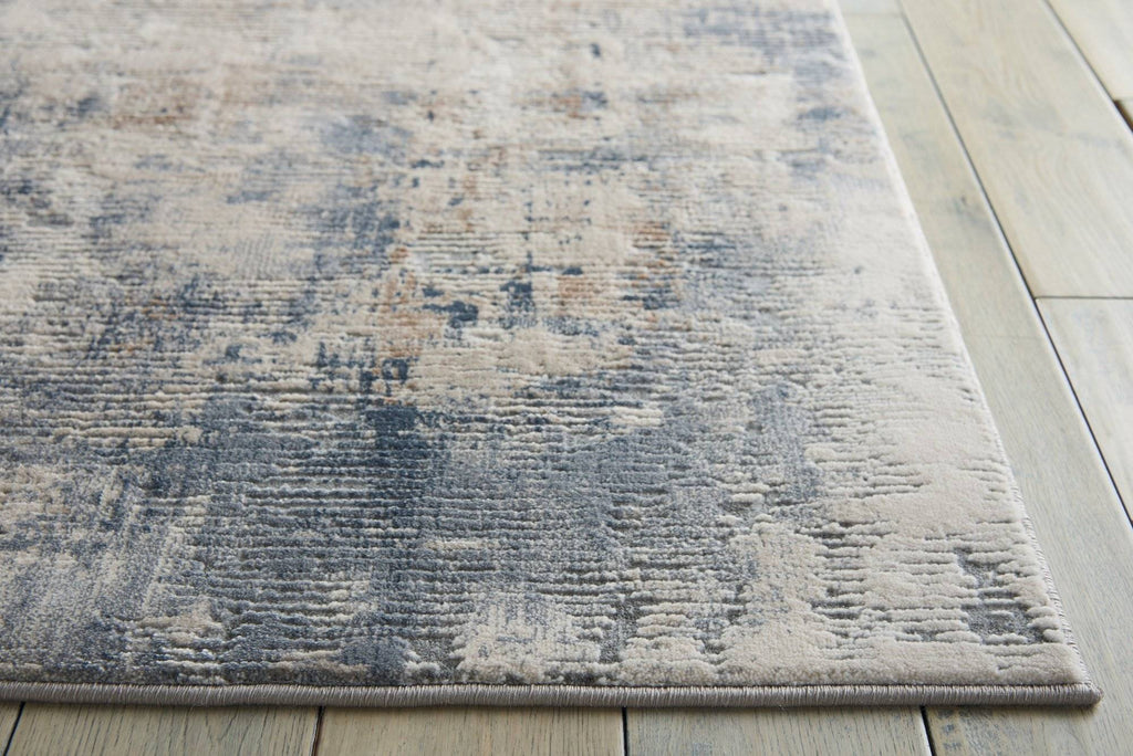 Leo Beige/Grey Area Rug RUGSANDROOMS 