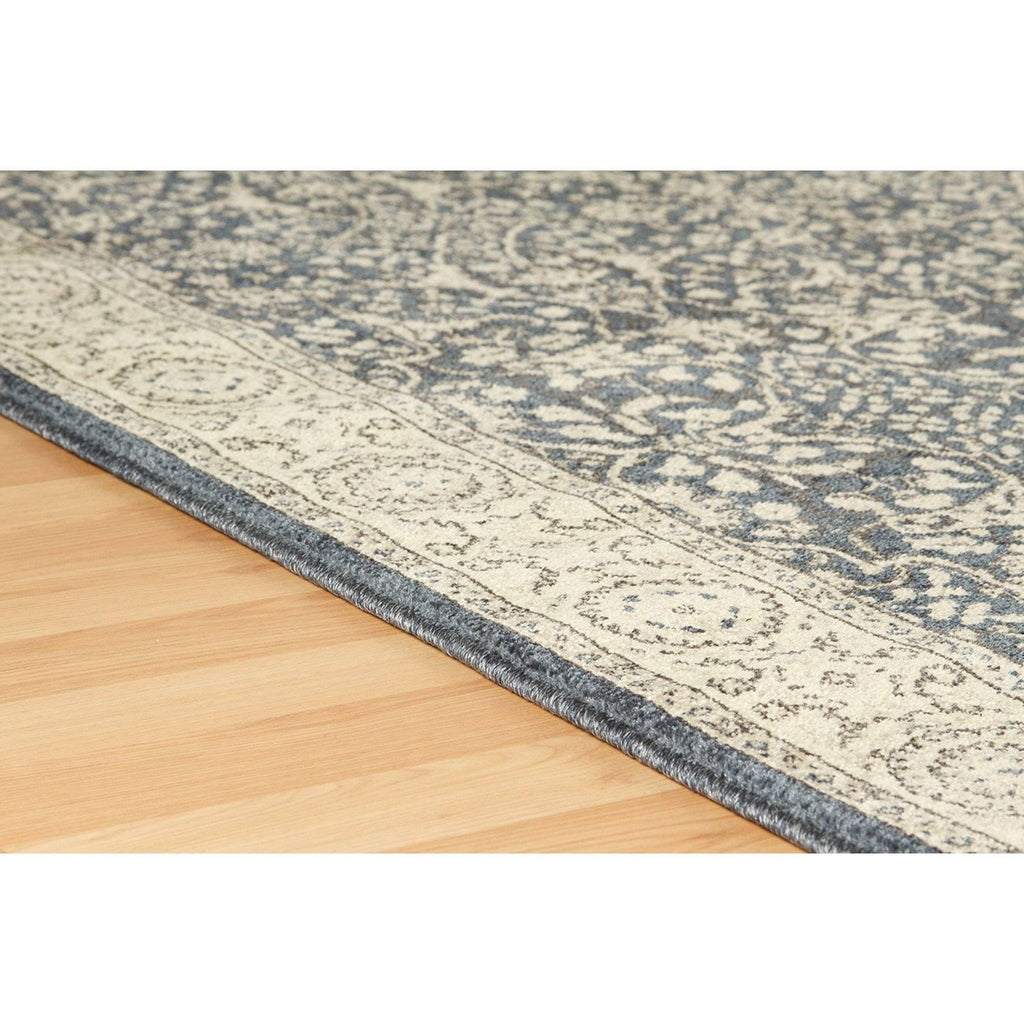 Richmond Blue Area Rug RUGSANDROOMS 