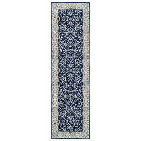Image of Richmond Blue Area Rug RUGSANDROOMS 
