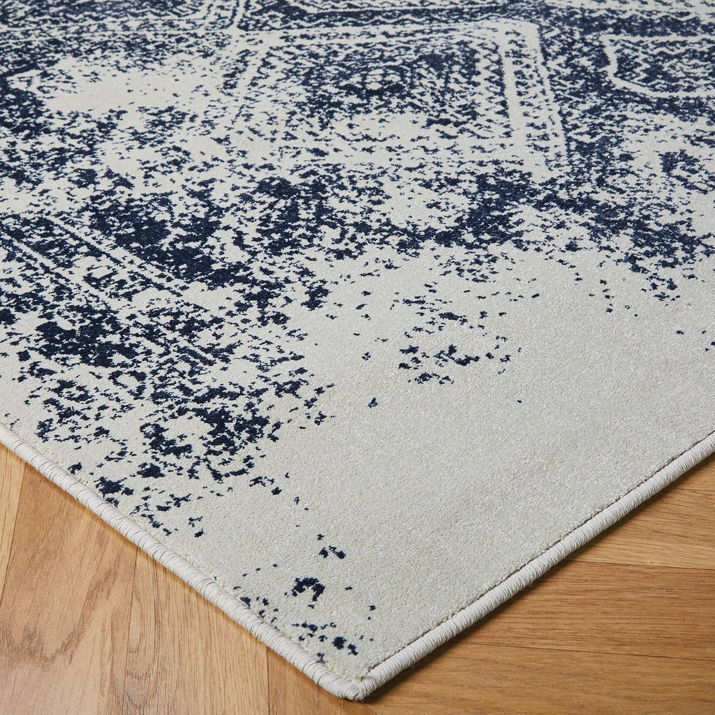 Hampton Blue Area Rug RUGSANDROOMS 