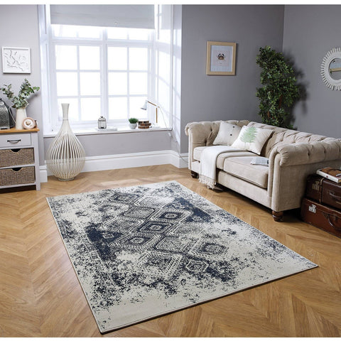 Hampton Blue Area Rug RUGSANDROOMS 