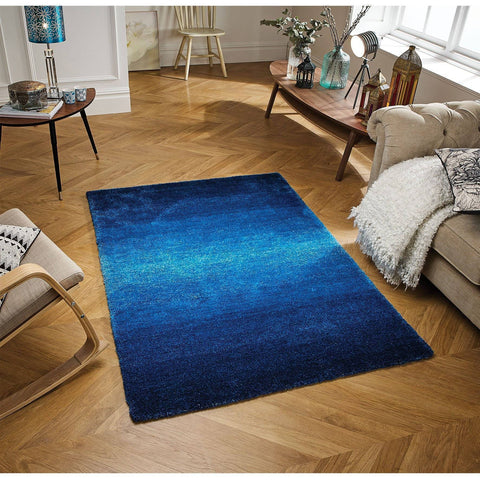 Rio Blue Area Rug RUGSANDROOMS 