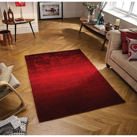 Rio Red Area Rug RUGSANDROOMS 